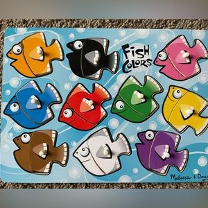 Melissa & Doug Fish Colors Wooden Puzzle